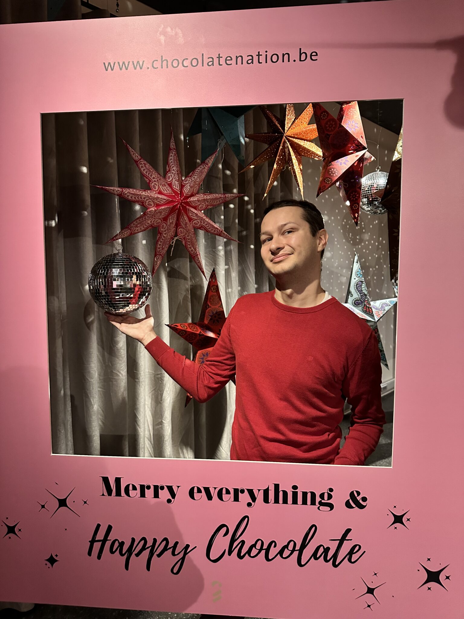 Holiday insta frame