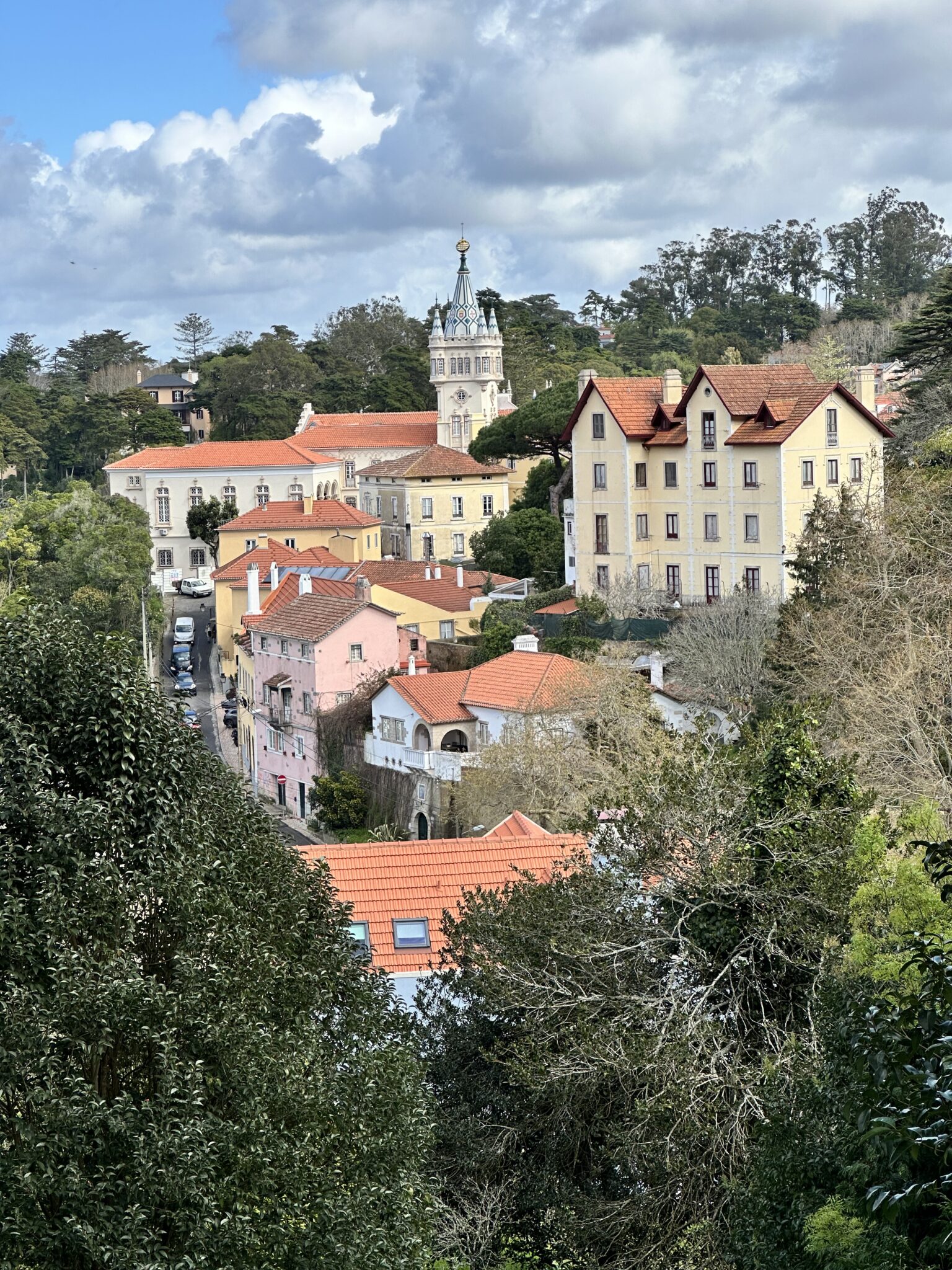 Colorful buildings of Sintra