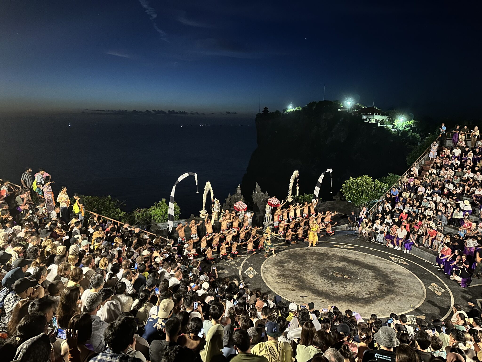 A beautiful Bali sunset, adorned with the Kecak Dance ceremony