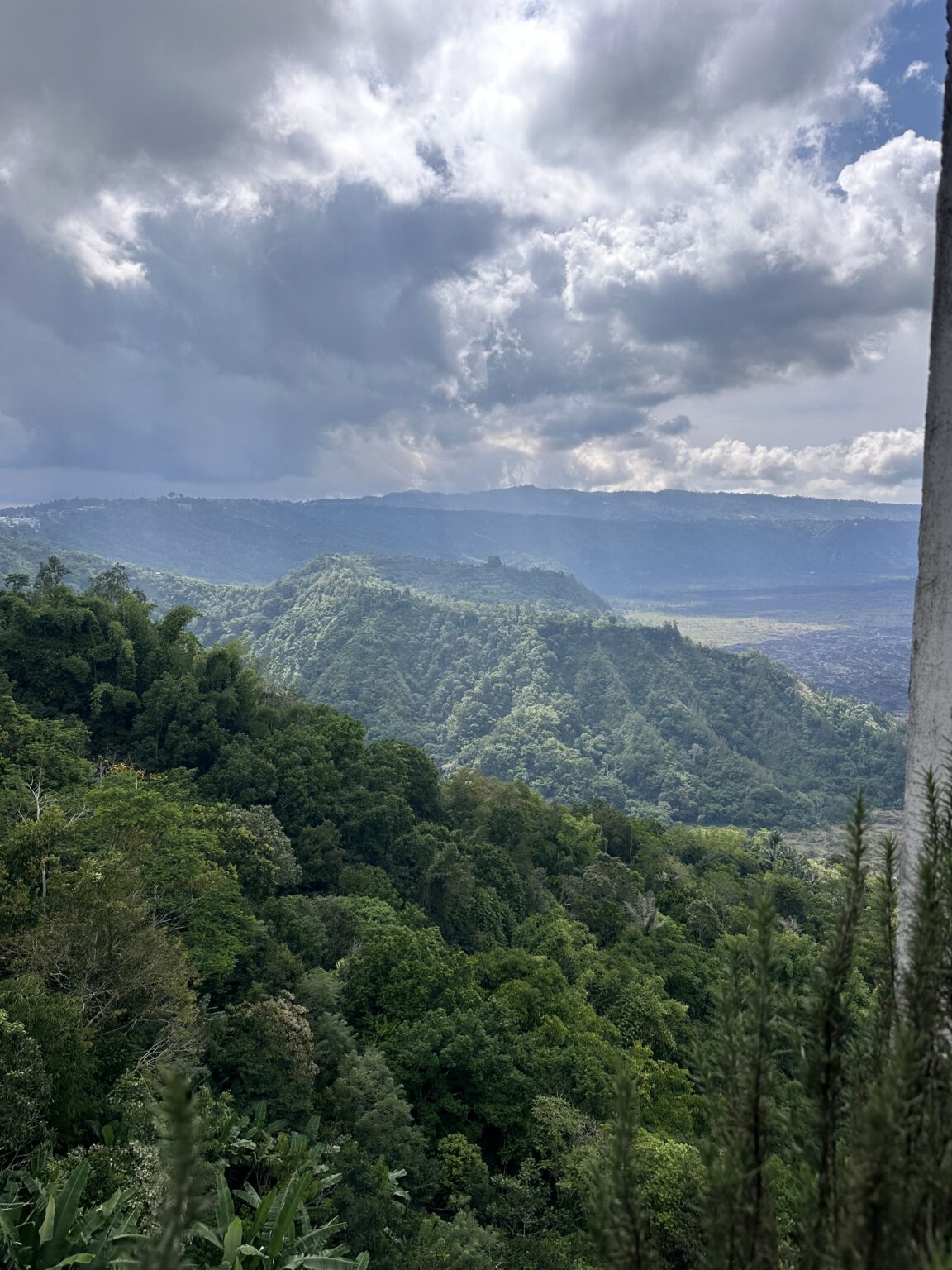 A breathtaking view of Batur Volcano at noon
