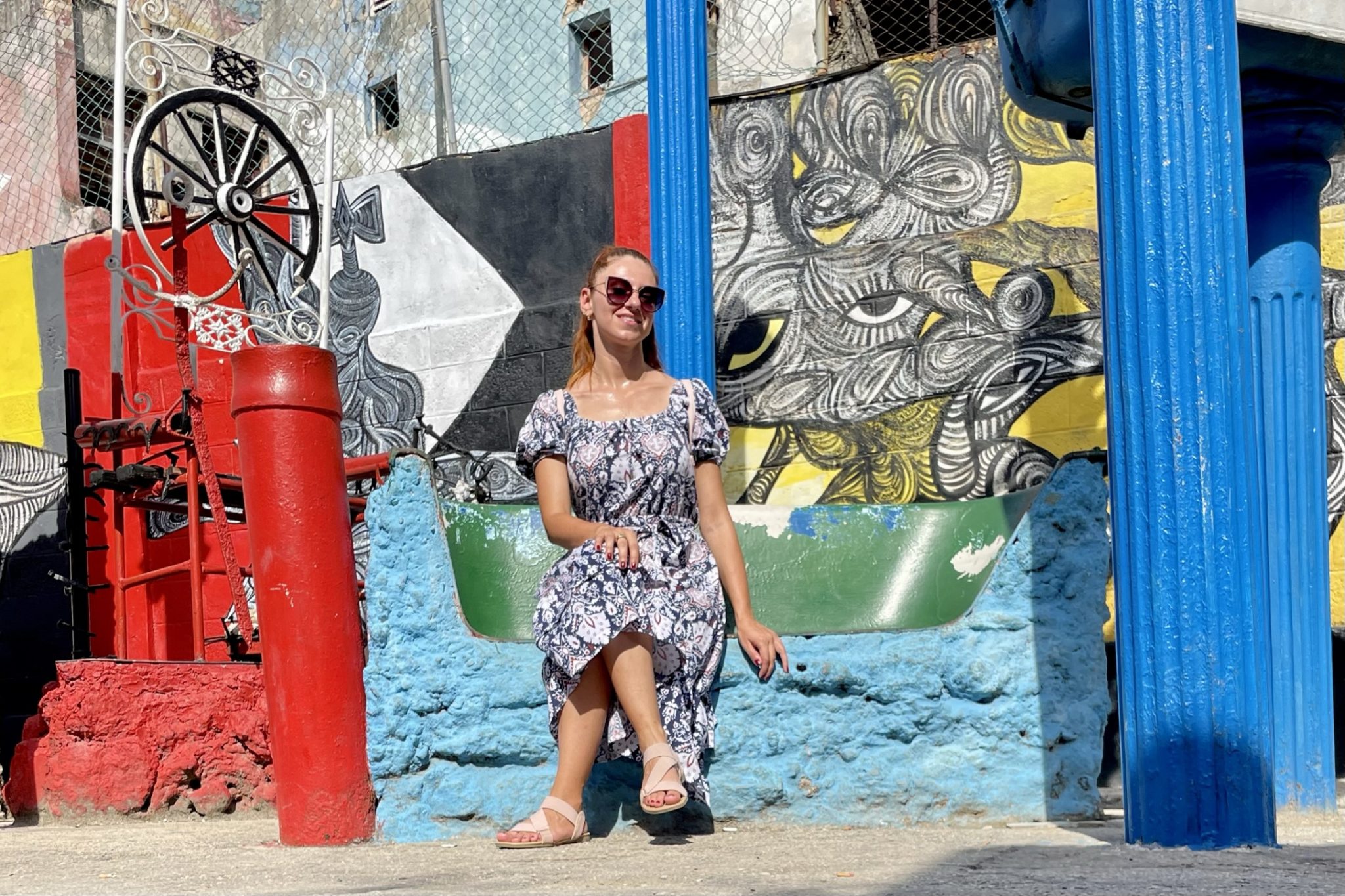 Our traveler at Callejon de hamel