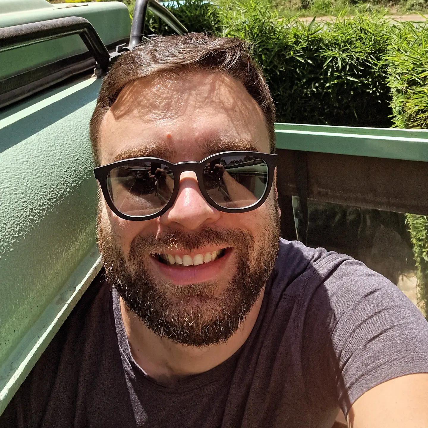 Safari exploring in Kenya