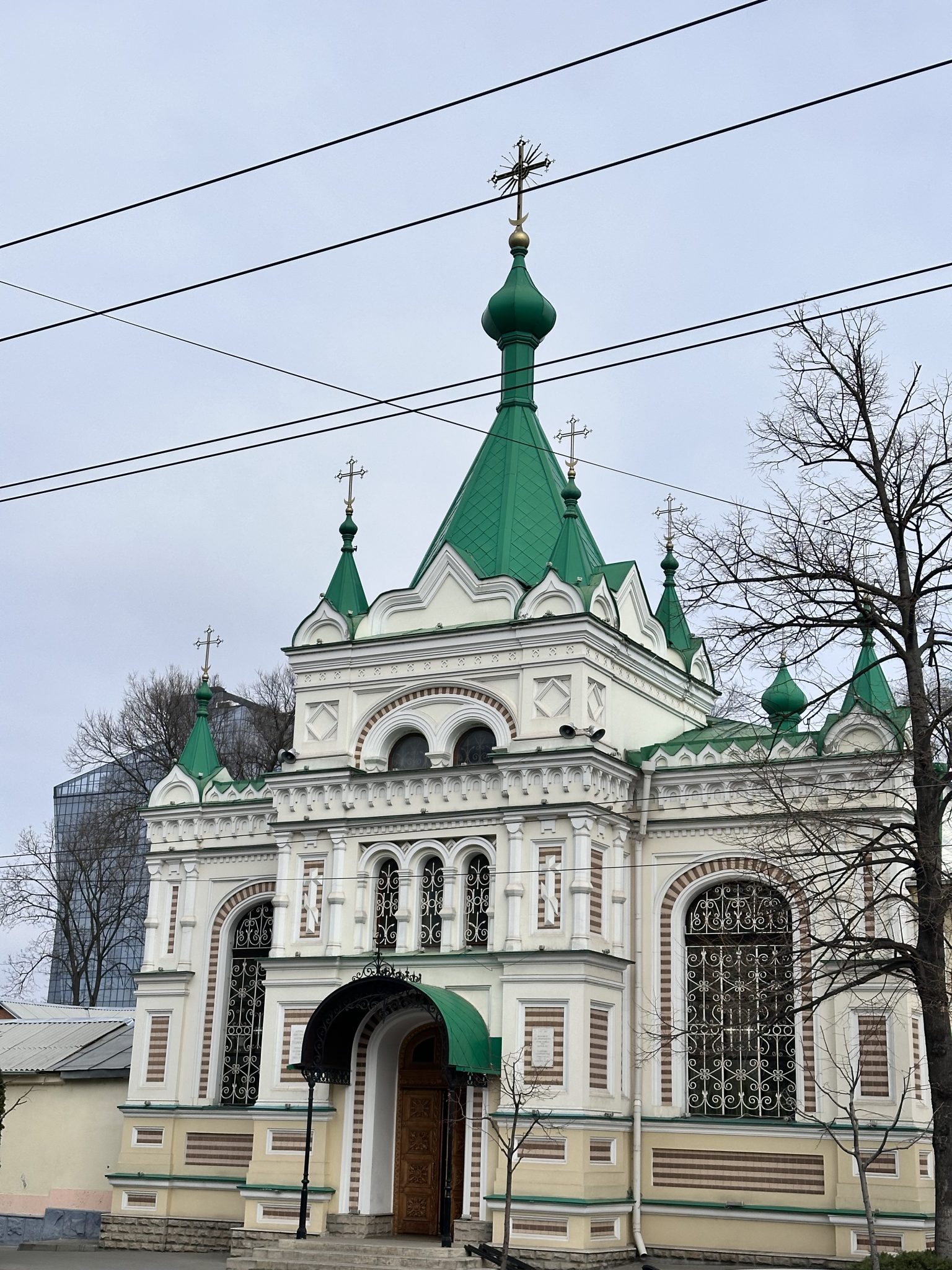 A church in the center of Chisinau