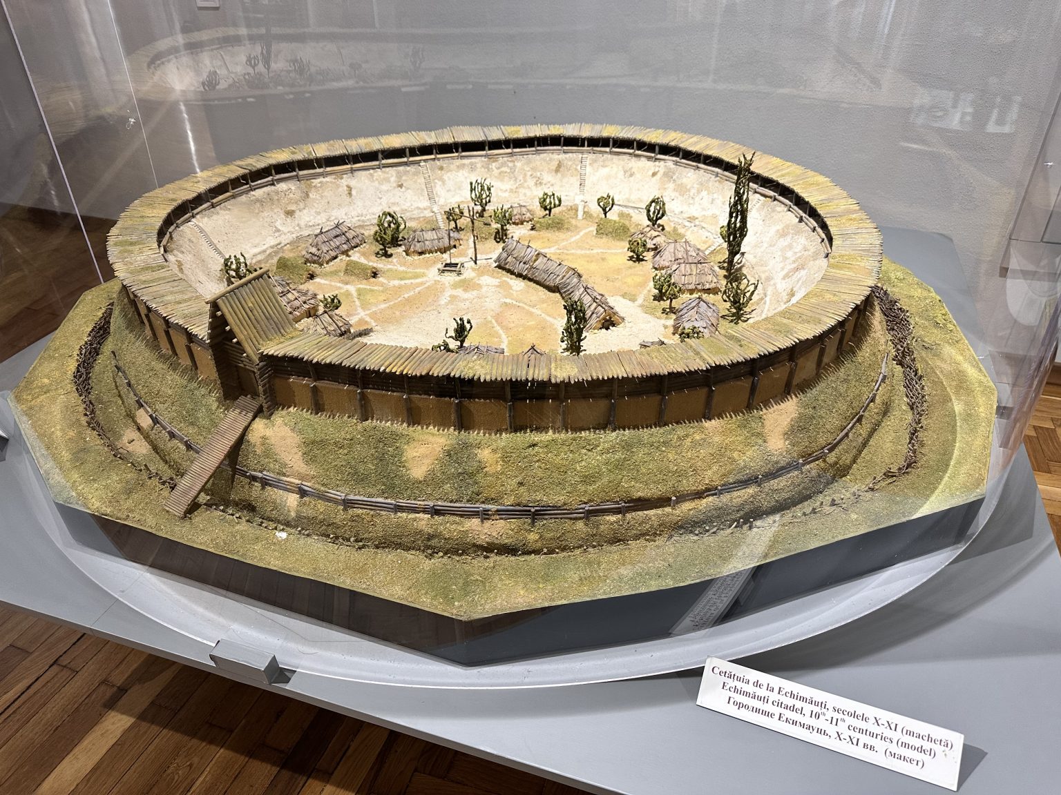 A model of an early settlement in Moldova