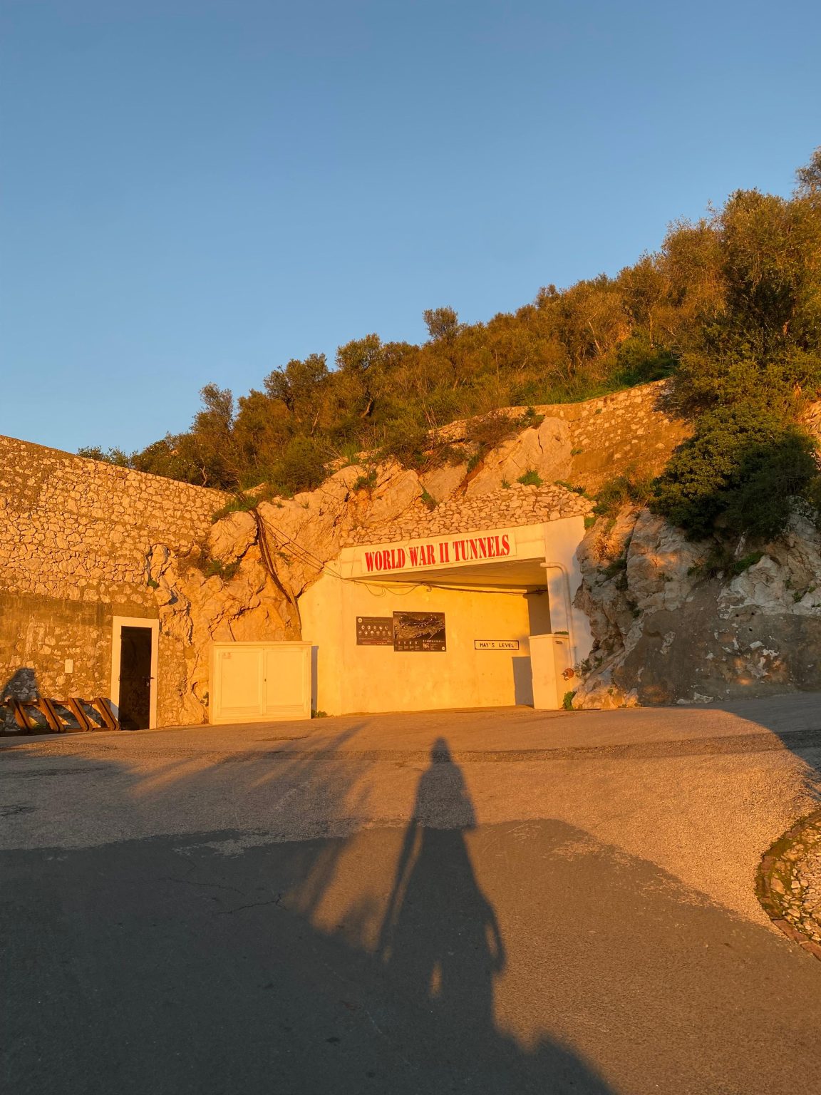 Climbing down to find historical sights in Gibraltar